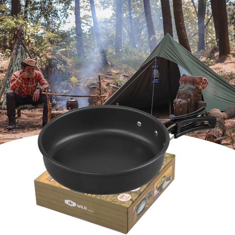 Camping Cooking Set Non Stick - Wajan Penggorengan Berkemah Anti Lengket dengan