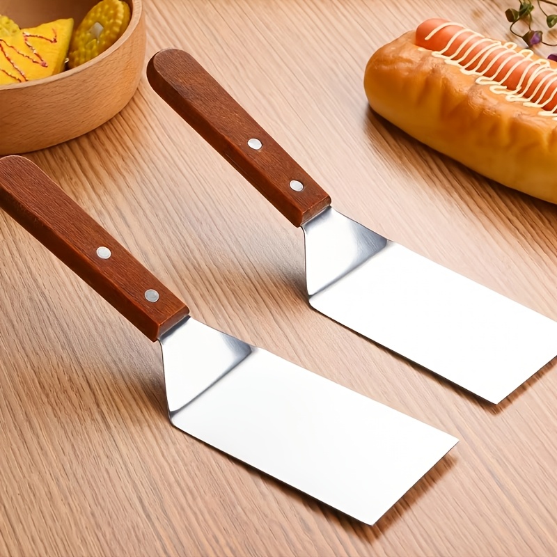 Camping Cooking Essentials - 1 Buah Spatula Penggorengan Baja Tahan