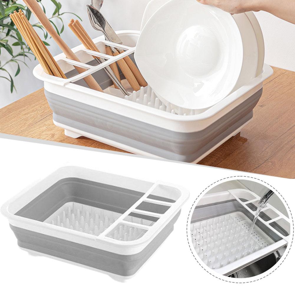 Camping Cooking Dishes - Rak Pengering Piring Lipat, Organizer Peralatan