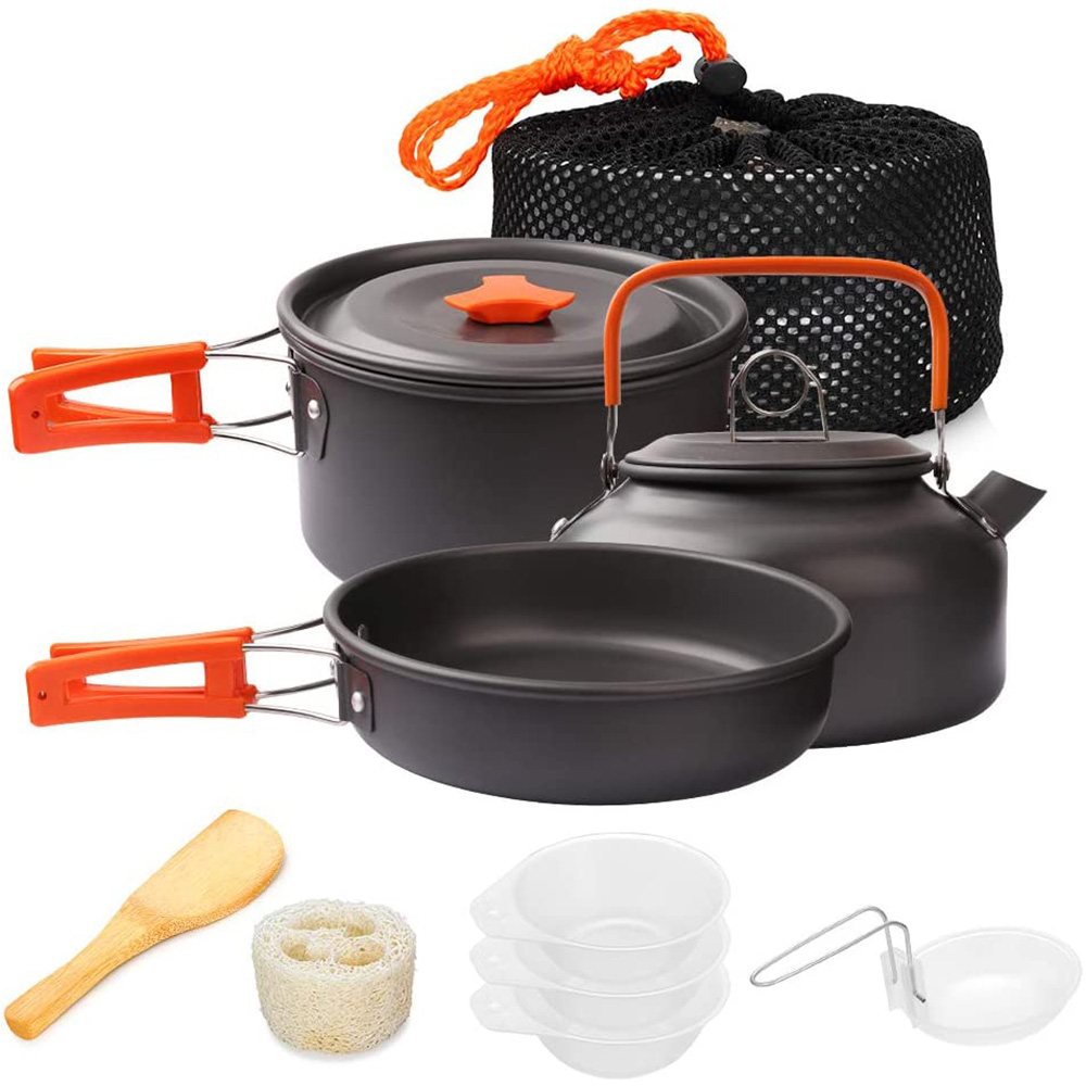 Camping Cooking Kit - 1 Buah/1Set Peralatan Masak Berkemah Set