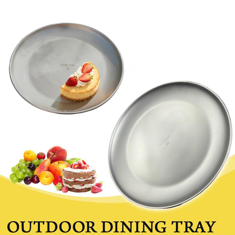 Camping Cooking Dishes - Piring Kemah Titanium Murni Ultraringan Portabel