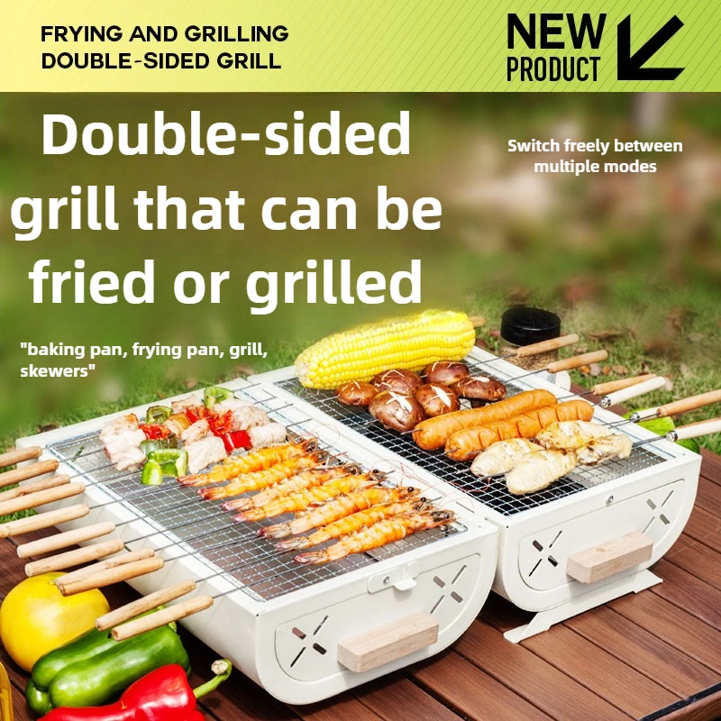 Camping Hiking Cooking - Oven Barbekyu Panggangan Rumah Tangga Portabel