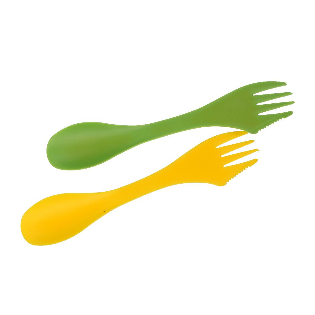 Camping Cooking Kit - Set Peralatan Makan Spork Garpu Multifungsi
