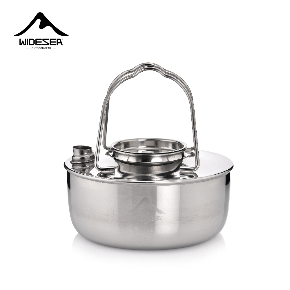 Camping Cooking Kit - Layar Lebar berkemah luar ruangan 1.7L