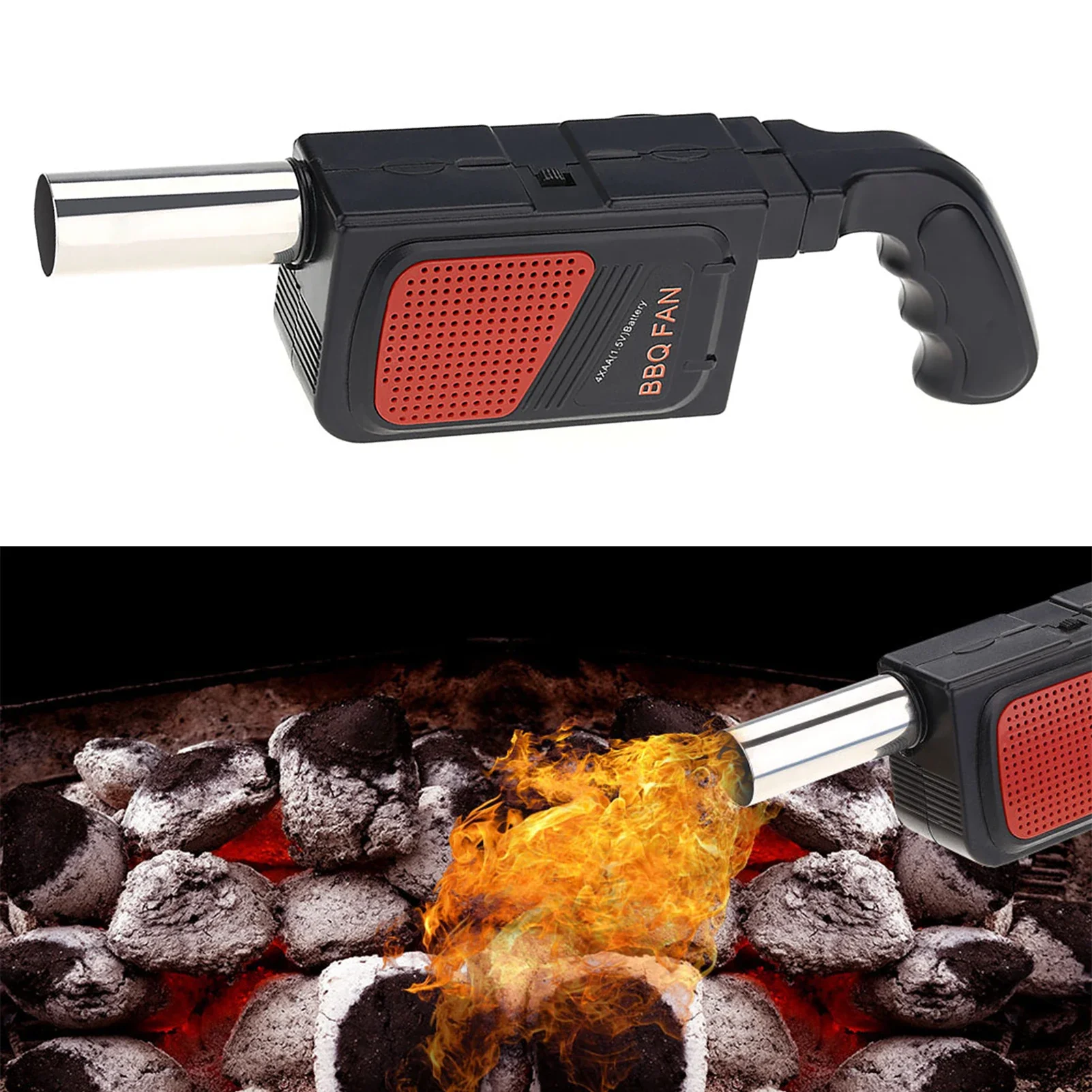 Camping Hiking Cooking - Kipas BBQ Elektrik Genggam Portabel untuk