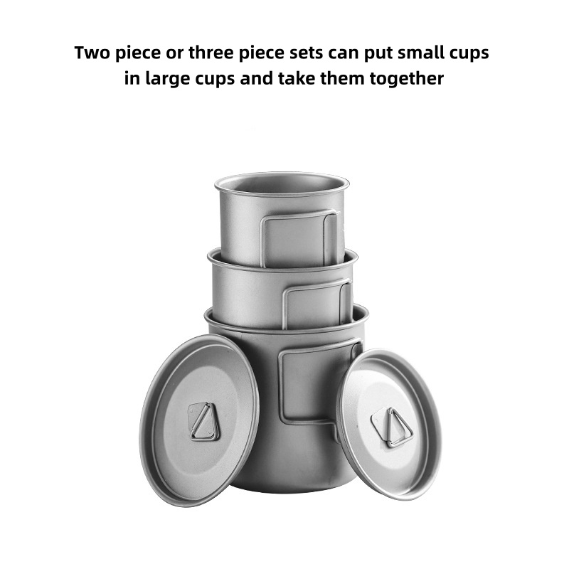 Mug Camping Titanium dengan Pe - Camping Cooking Kit ulasan dan harga