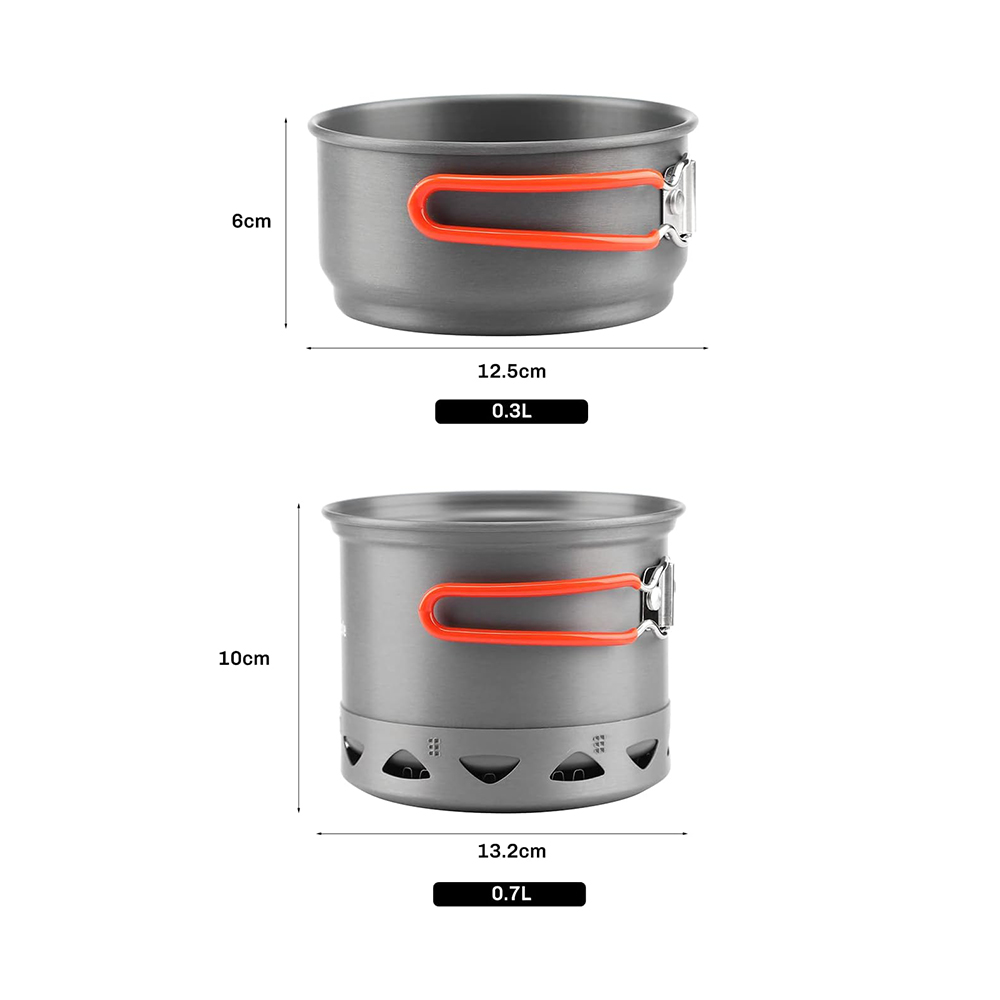 Set Peralatan Masak Berkemah M - Camping Cooking On Fire ulasan dan harga
