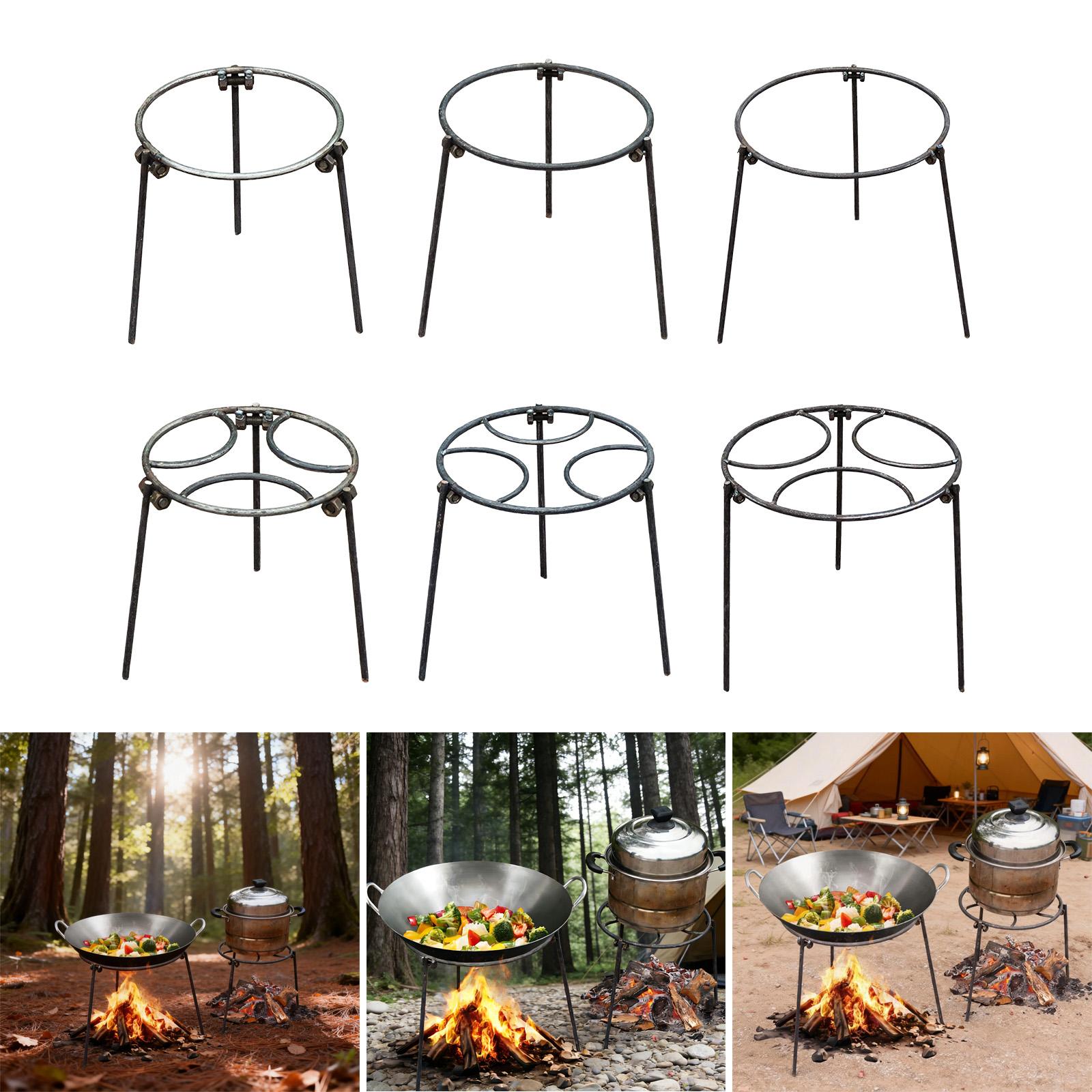 Penyangga Panggangan Lipat Tri - Camping Cooking Essentials ulasan dan harga