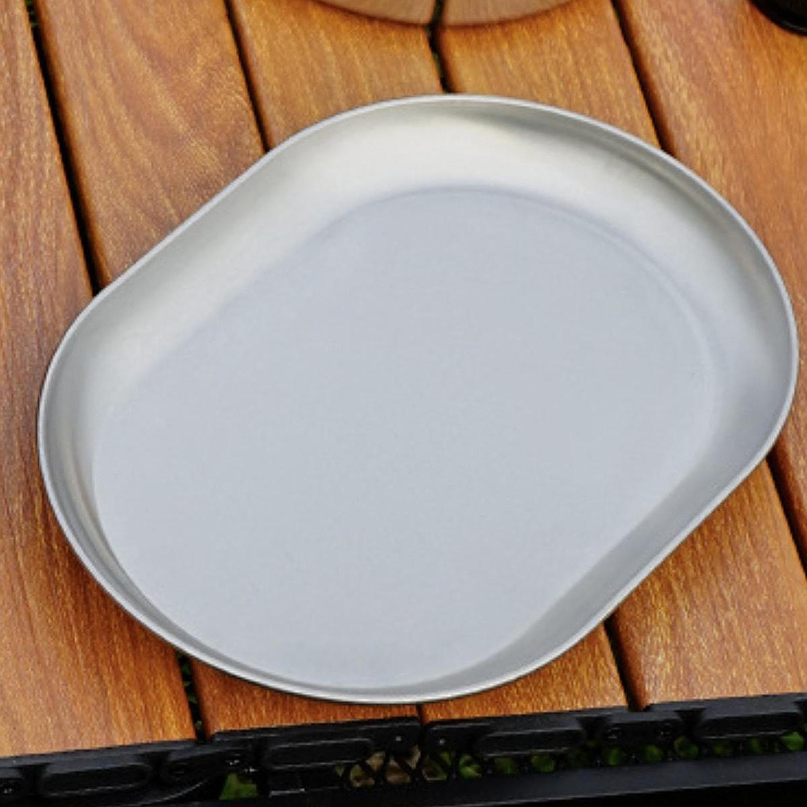 Piring Makan Stainless Steel u - Camping Cooking Dishes ulasan dan harga