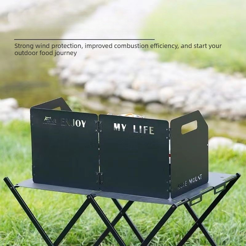 Pelindung Kompor Lipat 4 Bagia - Camping Hiking Cooking ulasan dan harga