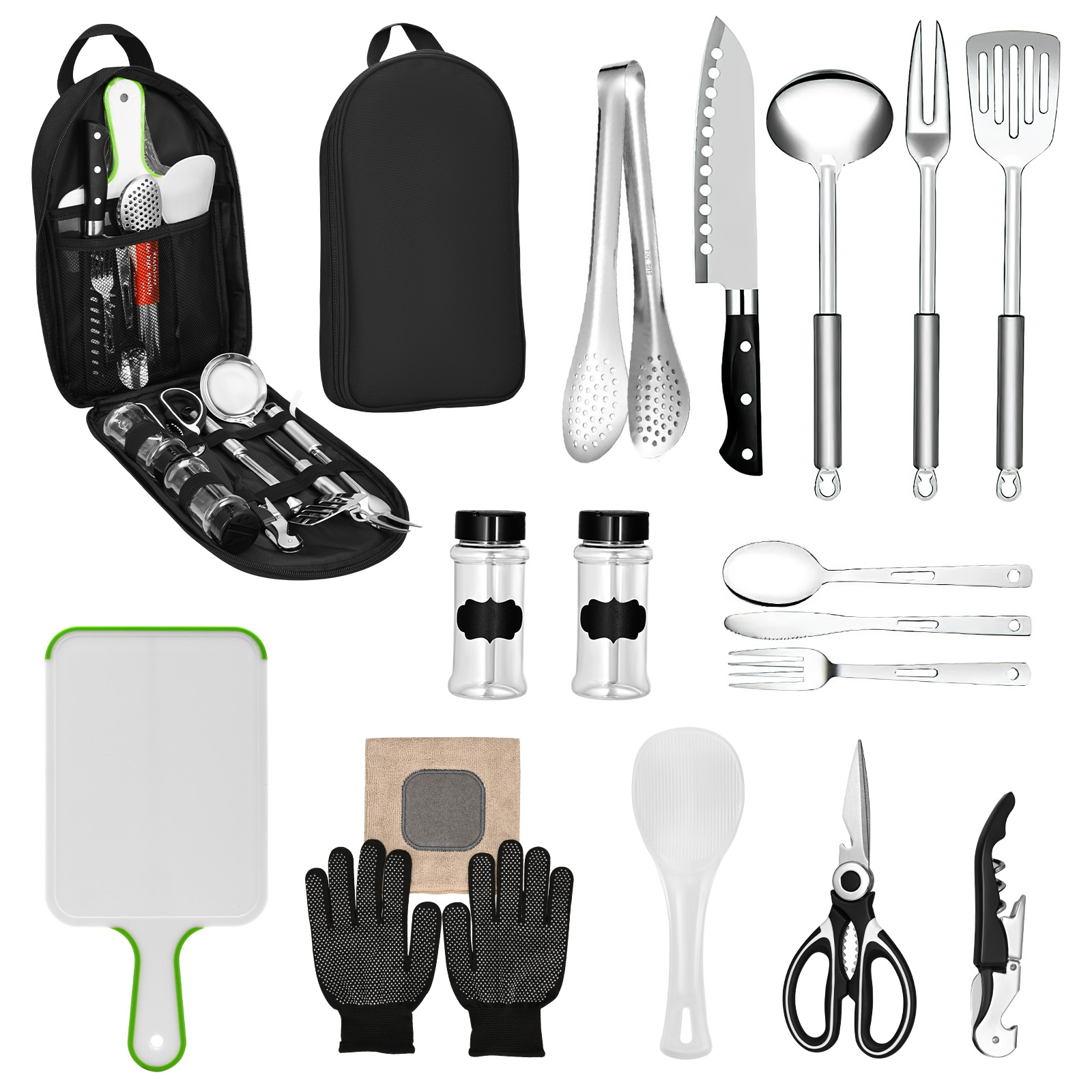 16 Buah Set Peralatan Memasak  - Camping Cooking Must Haves ulasan dan harga
