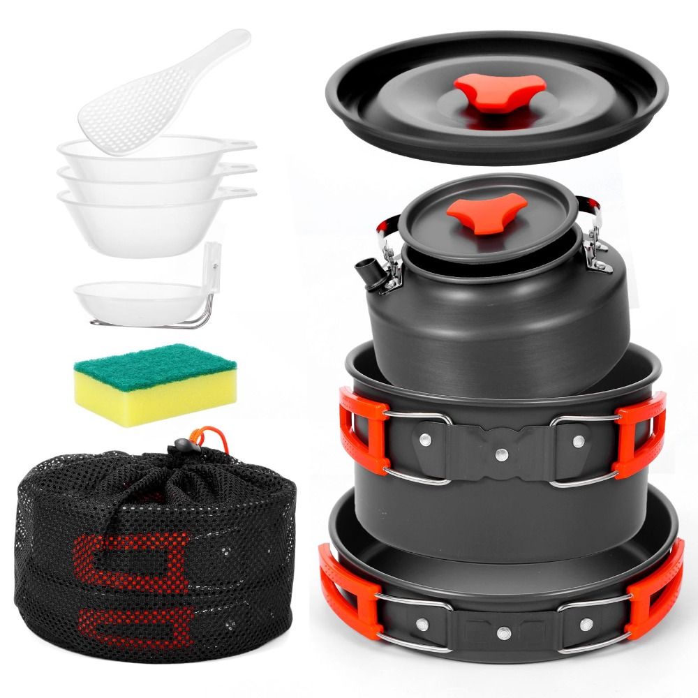 Peralatan Masak Camping dari P - Camping Cooking Set Non Stick ulasan dan harga