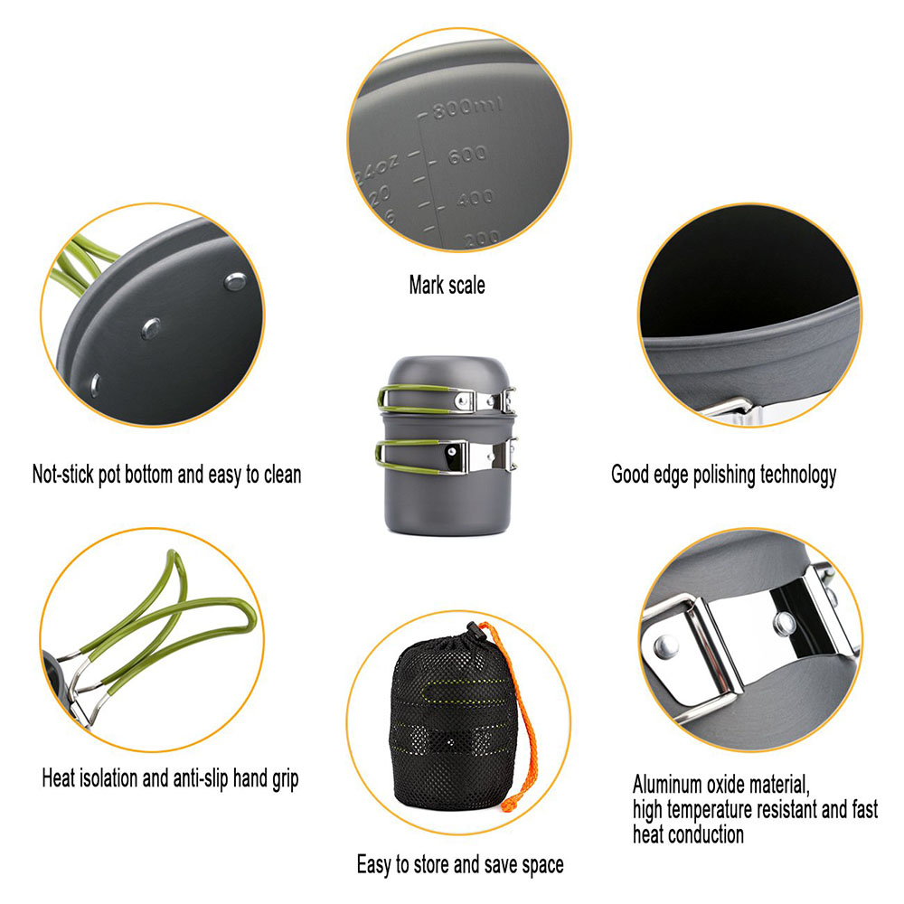 Peralatan makan berkemah, Ultr - Camping Cooking Kit ulasan dan harga