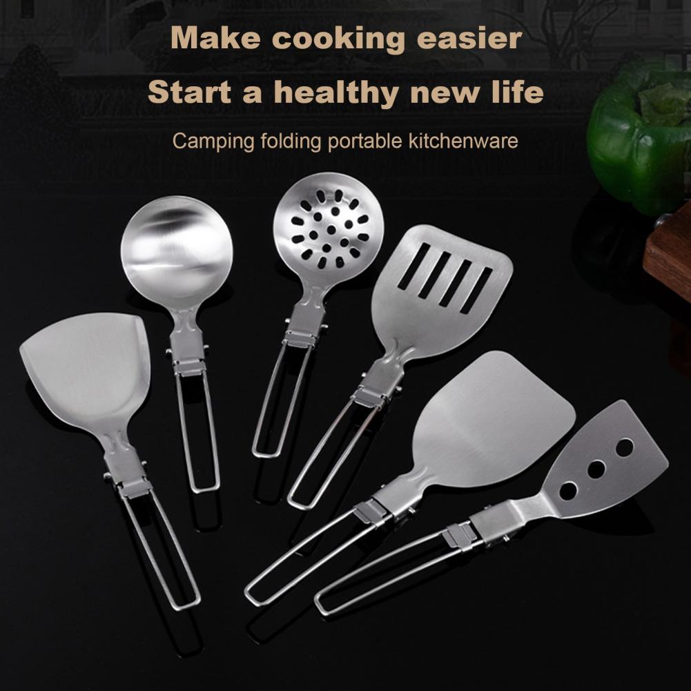 Spatula Camping Stainless Stee - Camping Cooking Set Non Stick ulasan dan harga