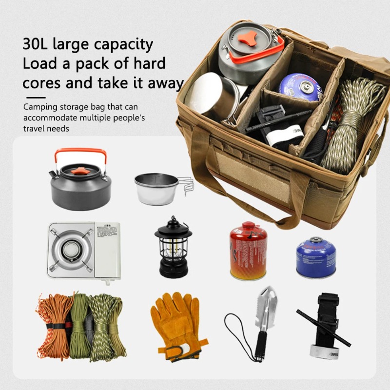 Tas Penyimpanan Camping Kapasi - Camping Cooking On Fire ulasan dan harga