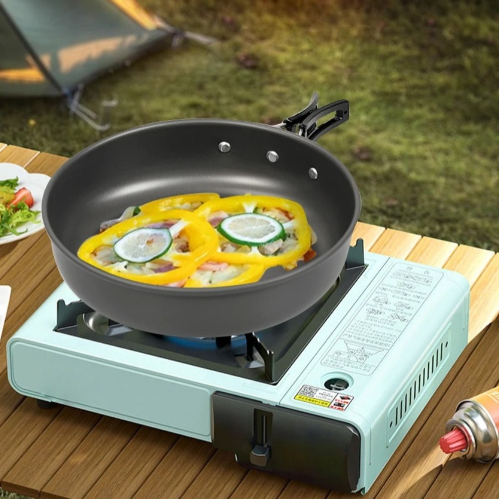 Wajan Penggorengan Berkemah An - Camping Cooking Set Non Stick ulasan dan harga