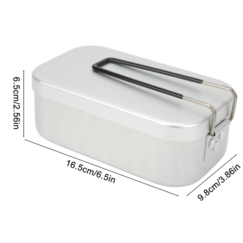 Kotak makan siang aluminium 80 - Camping Hiking Cooking ulasan dan harga