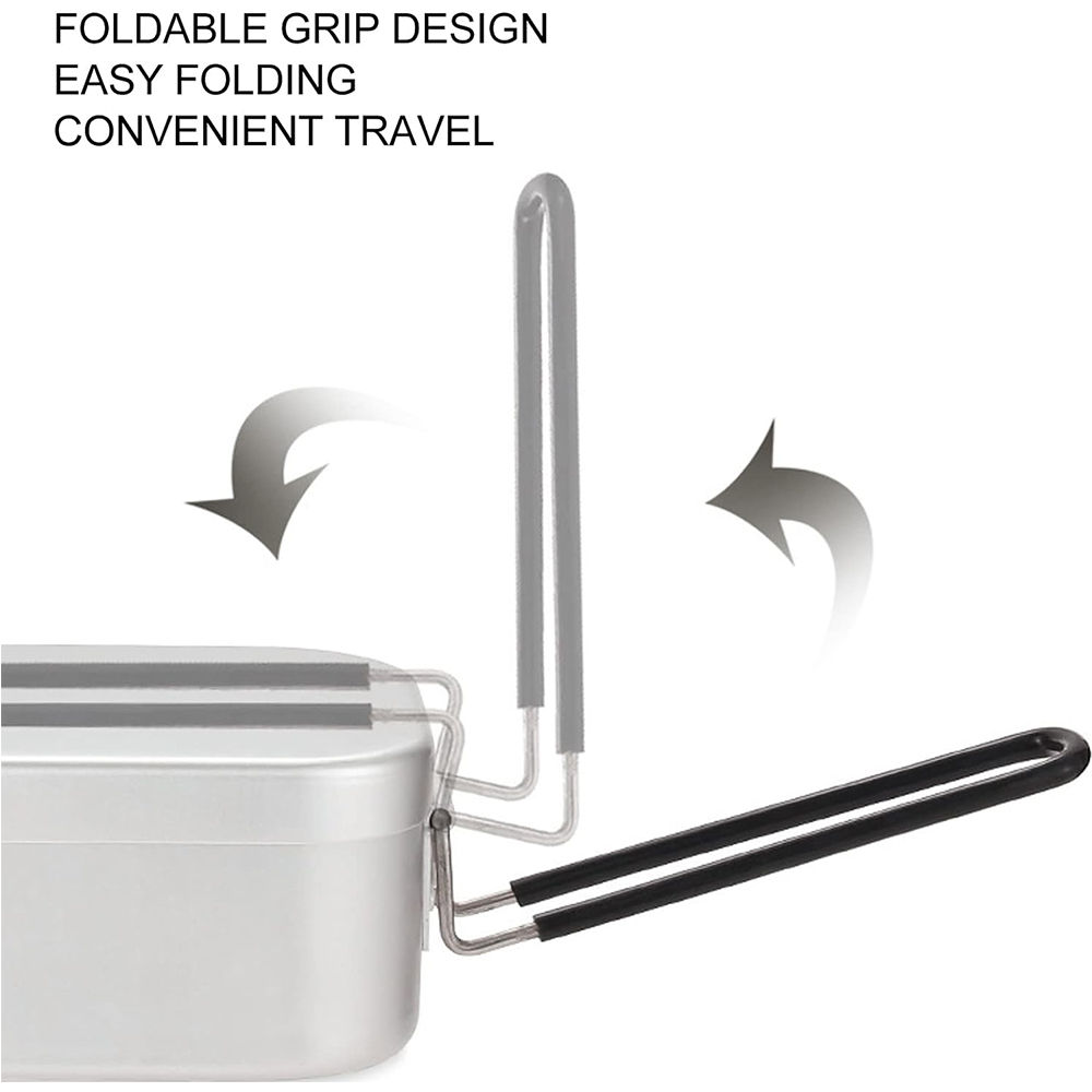 Kotak makan siang aluminium 80 - Camping Hiking Cooking ulasan dan harga