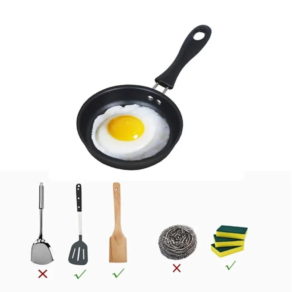 Wajan Penggorengan Mini dengan - Camping Cooking Set Non Stick ulasan dan harga