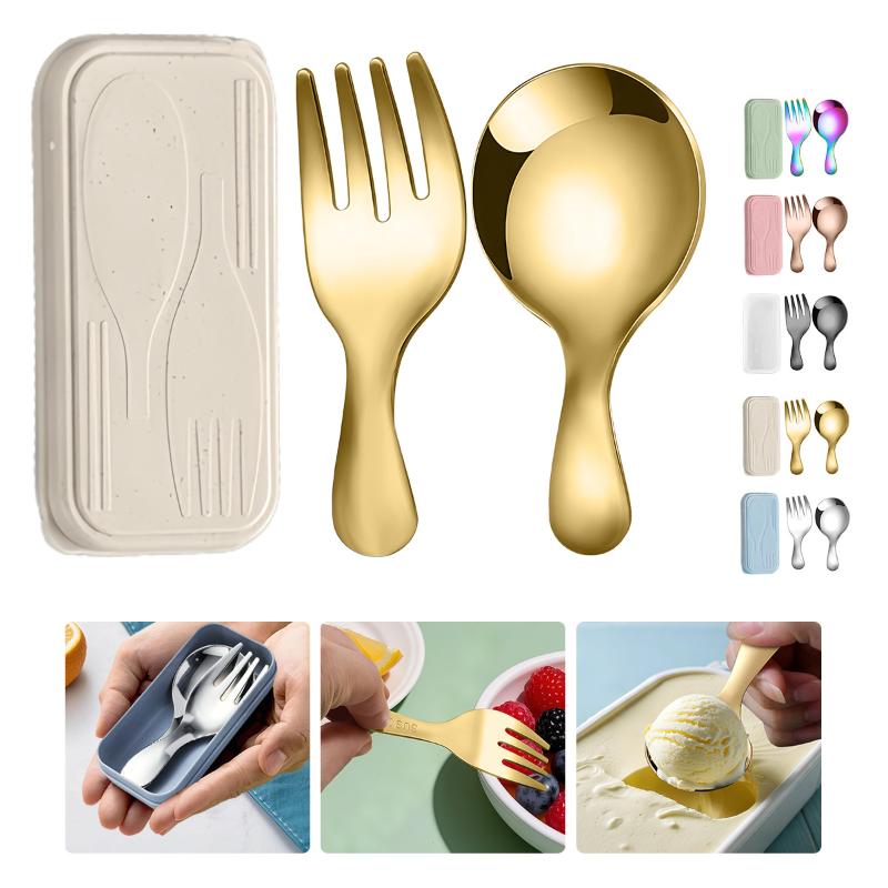 Set Peralatan Makan Baja Tahan - Camping Hiking Cooking ulasan dan harga
