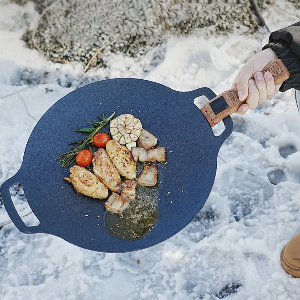 Pegangan Wajan Panggangan Kayu - Camping Hiking Cooking ulasan dan harga