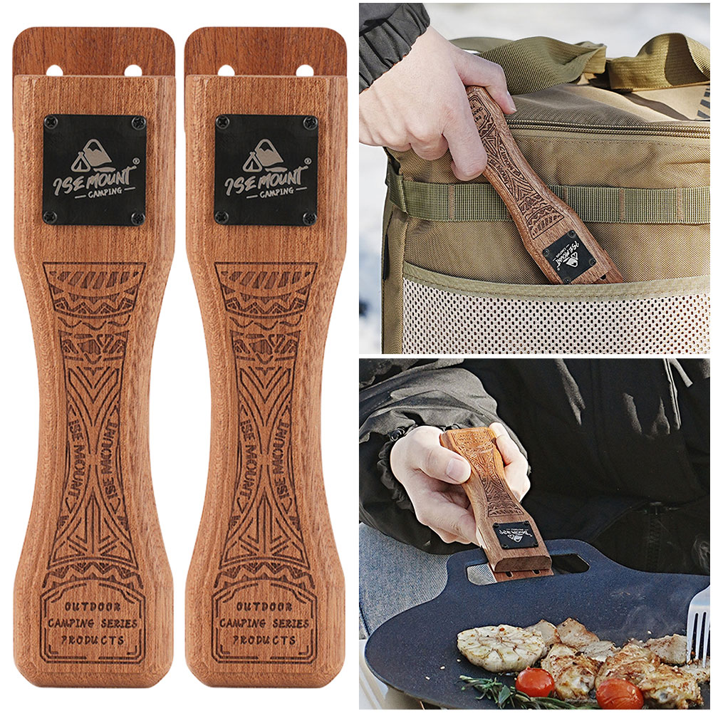 Pegangan Wajan Panggangan Kayu - Camping Hiking Cooking ulasan dan harga