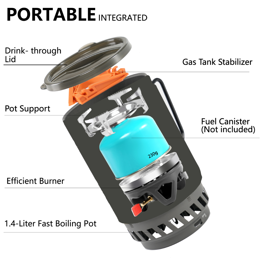 APG Portable Memasak Sistem Ou - Camping Cooking One Pot ulasan dan harga