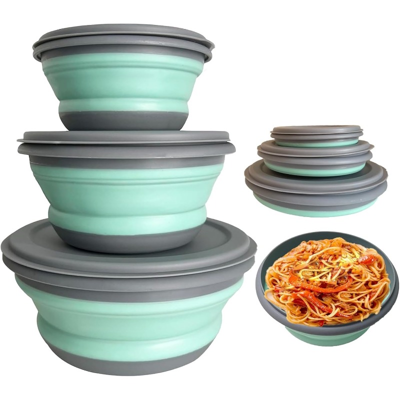 Set Kotak Makan Siang Lipat Si - Camping Cooking Dishes ulasan dan harga
