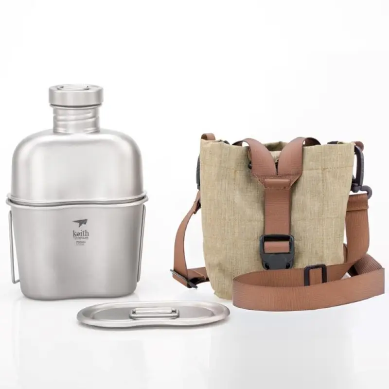 Keith Set botol air Titanium m - Camping Cooking Kit ulasan dan harga