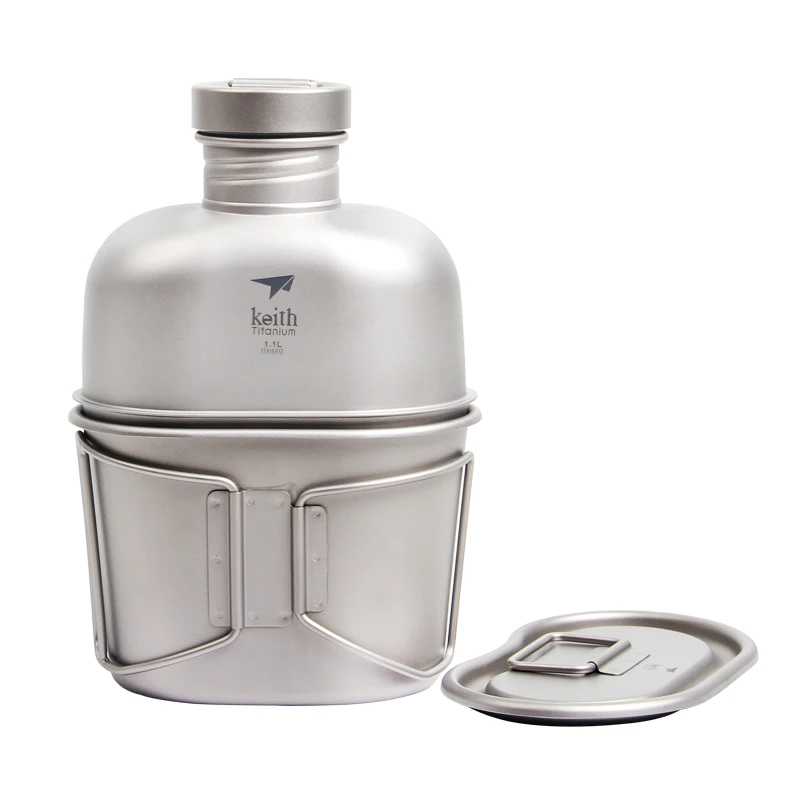 Keith Set botol air Titanium m - Camping Cooking Kit ulasan dan harga