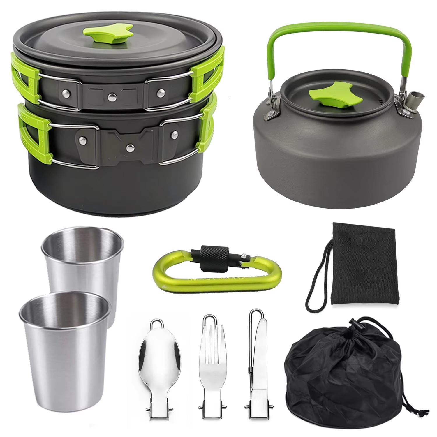 Set Peralatan Memasak untuk Be - Camping Cooking Set Non Stick ulasan dan harga