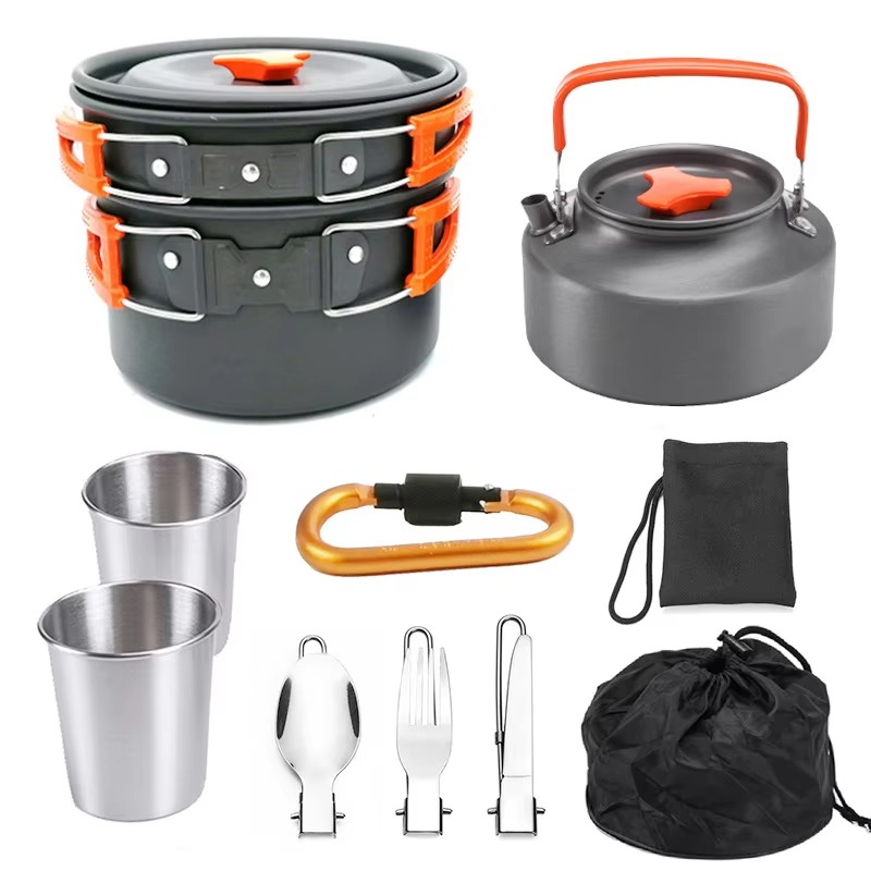 Set Peralatan Memasak untuk Be - Camping Cooking Set Non Stick ulasan dan harga