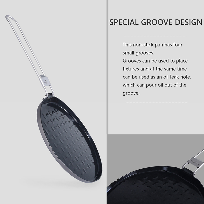 Wajan Antilengket Titanium den - Camping Cooking Set Non Stick ulasan dan harga