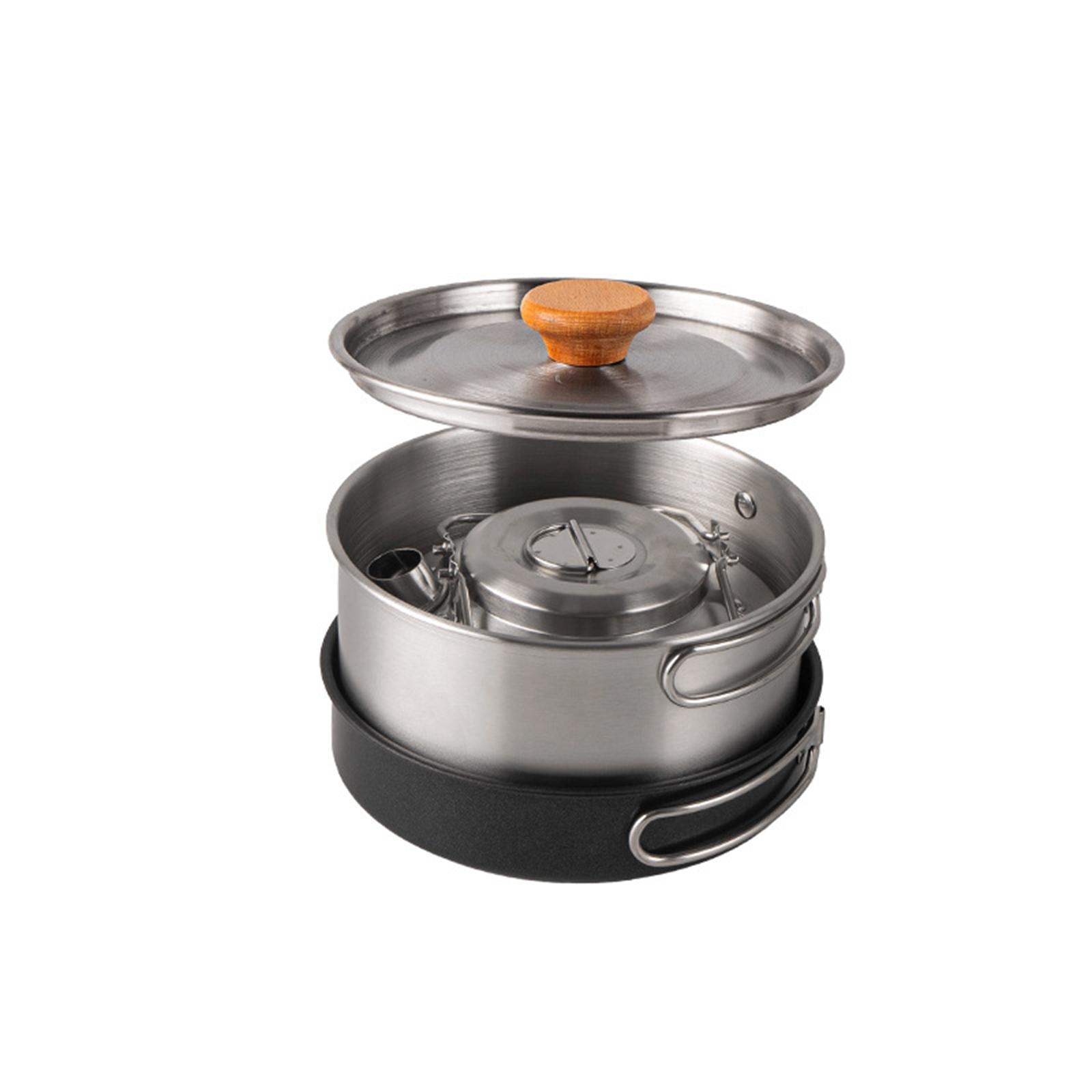 Peralatan Masak Camping Set Ma - Camping Cooking Set Non Stick ulasan dan harga