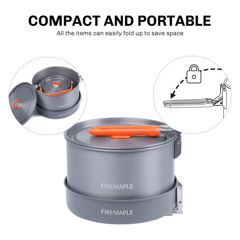 Peralatan Masak Berkemah Maple - Camping Cooking Kit ulasan dan harga