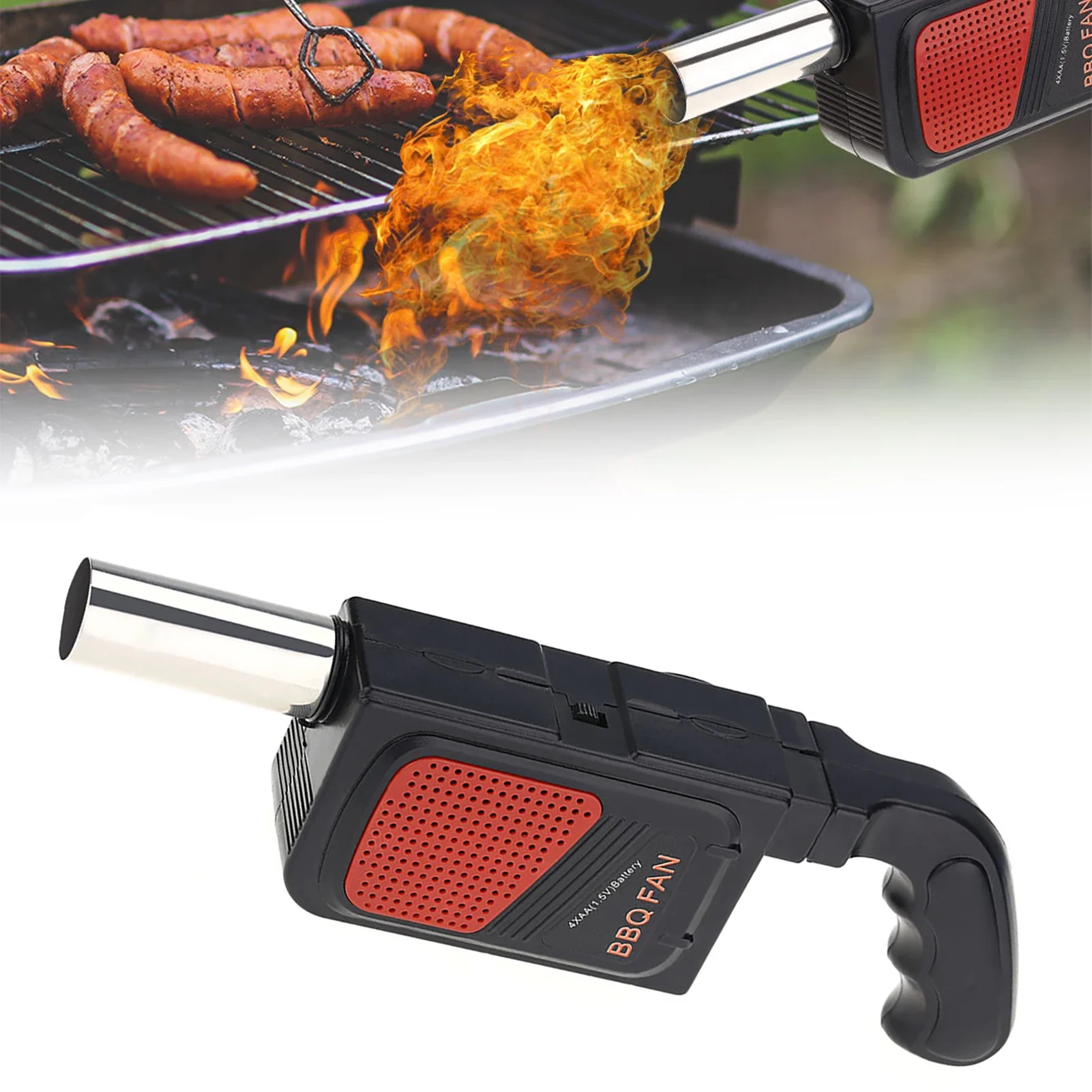 Kipas BBQ Elektrik Genggam Por - Camping Hiking Cooking ulasan dan harga