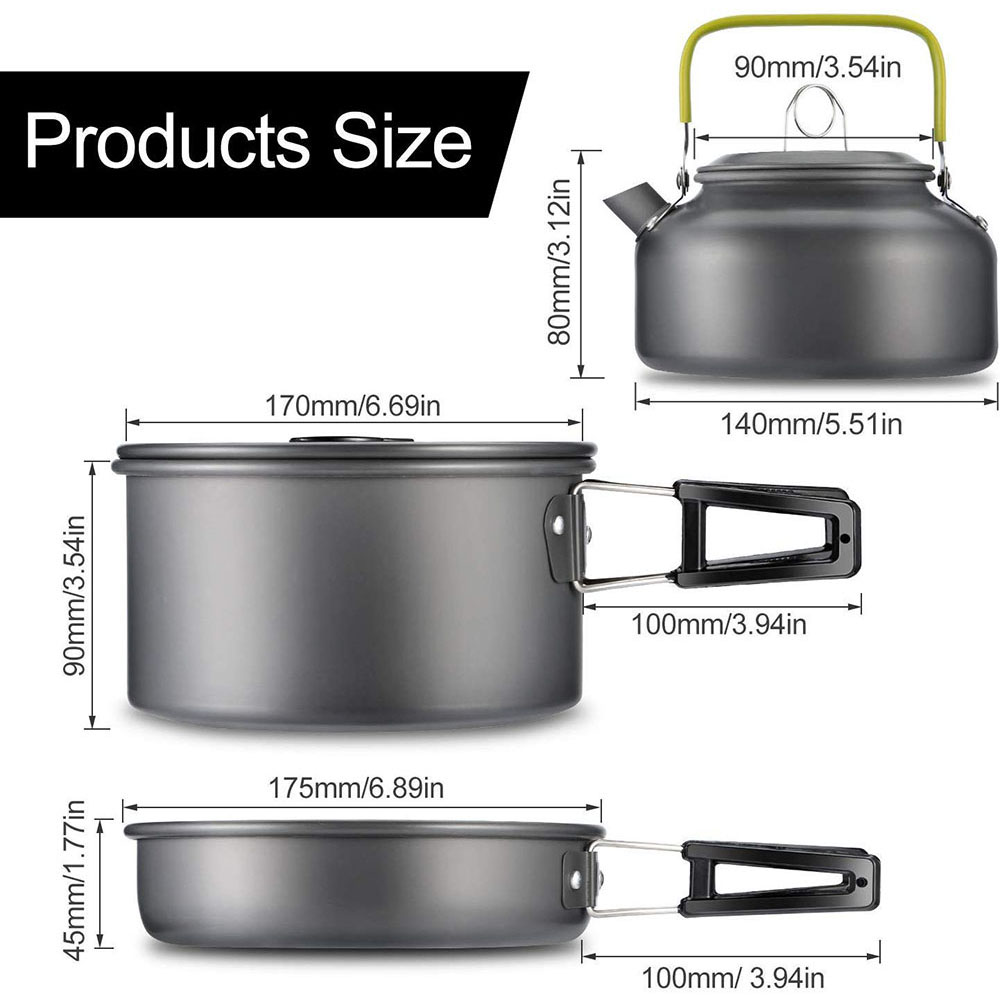 Set Peralatan Masak untuk Berk - Camping Cooking Kit ulasan dan harga