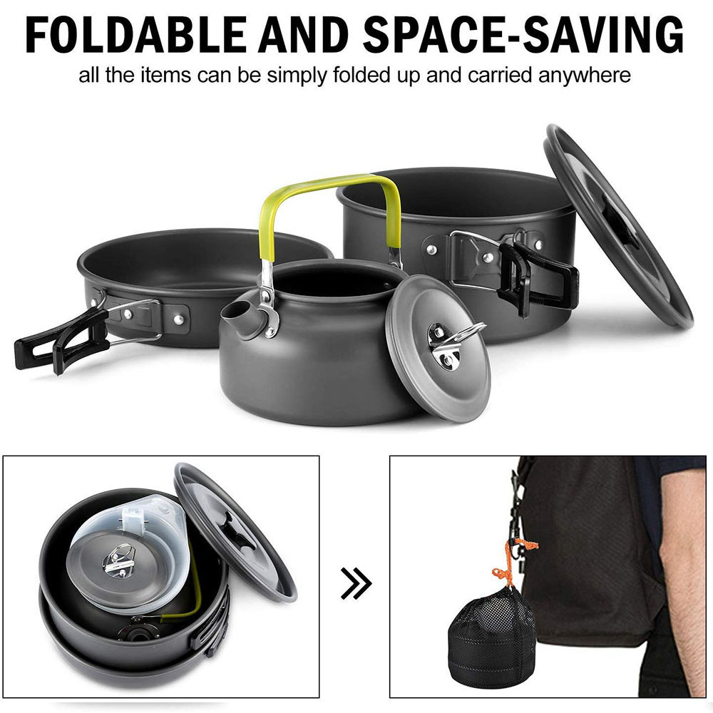 Set Peralatan Masak untuk Berk - Camping Cooking Kit ulasan dan harga