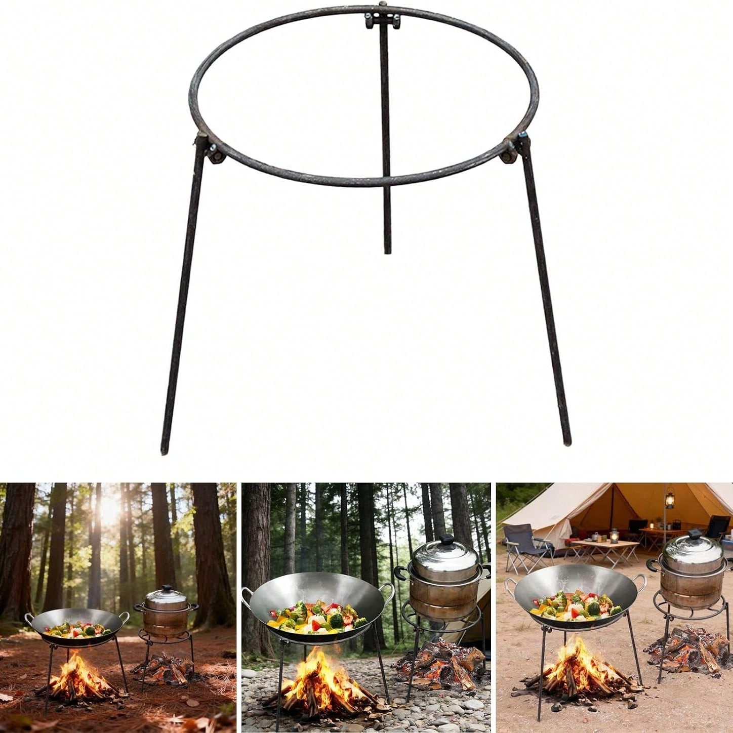 Tripod Camping Luar Ruangan Po - Camping Hiking Cooking ulasan dan harga