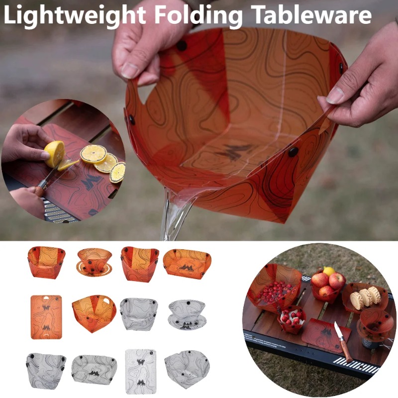 Peralatan Makan Berkemah Lipat - Camping Cooking Kit ulasan dan harga